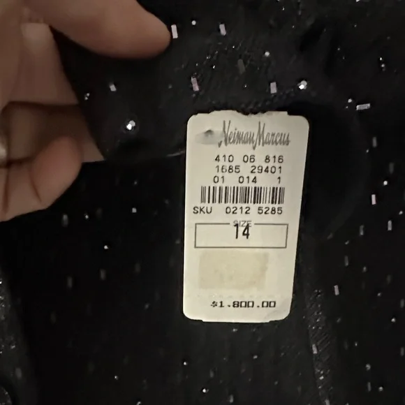 St. John Black Sequin Blazer - Picture 8 of 12